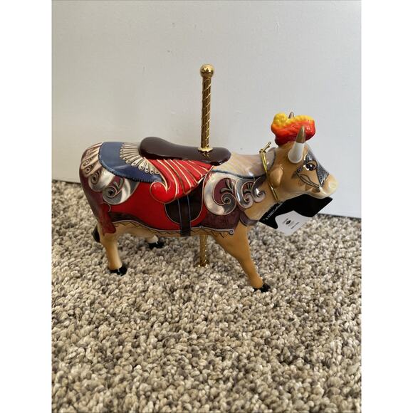 Cow Parade “Lady Camoolot” #7315 Carousel Figurine 2002 Retired Westland - Picture 3 of 9